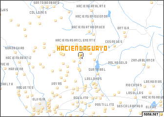 map of Hacienda Guayo