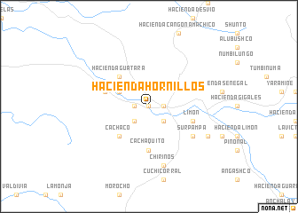 map of Hacienda Hornillos