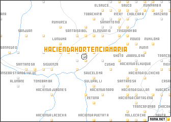 map of Hacienda Hortencia María