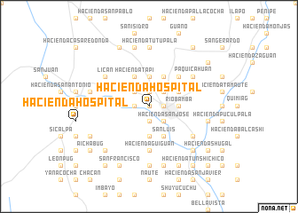 map of Hacienda Hospital