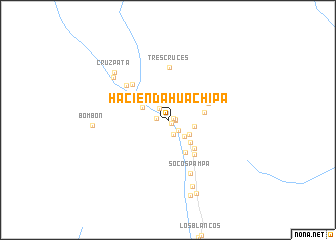 map of Hacienda Huachipa