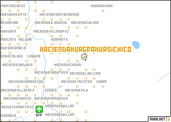 map of Hacienda Huagrahuasi Chico