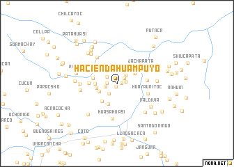 map of Hacienda Huampuyo
