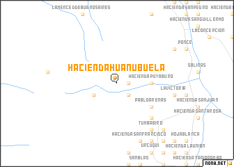 map of Hacienda Huañubuela