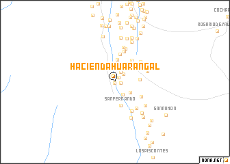 map of Hacienda Huarangal