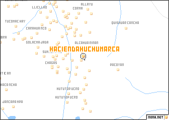 map of Hacienda Huchumarca