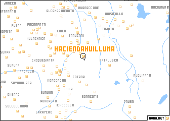 map of Hacienda Huilluma