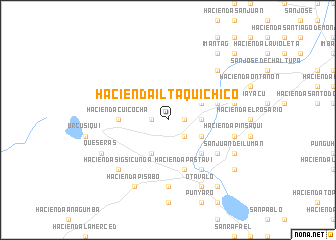 map of Hacienda Iltaquí Chico