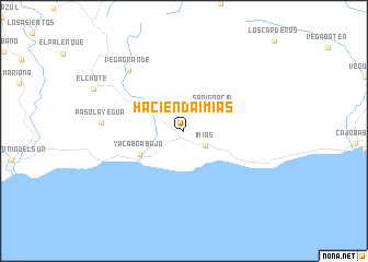 map of Hacienda Imías