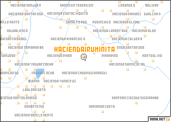 map of Hacienda Iruminita