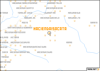 map of Hacienda Isacata