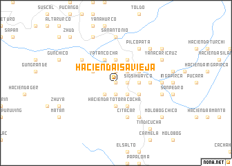 map of Hacienda Isavieja