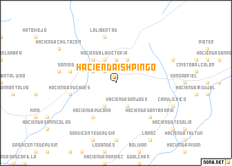 map of Hacienda Ishpingo