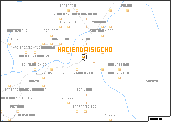 map of Hacienda Isigcho