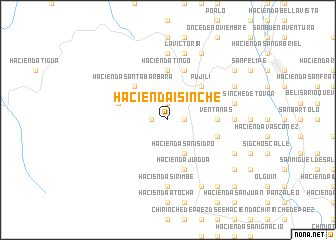 map of Hacienda Isinche