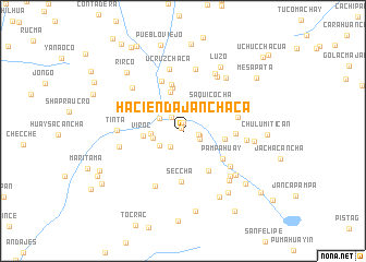 map of Hacienda Janchaca