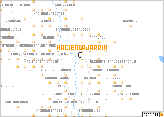 map of Hacienda Jarrín