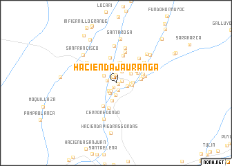 map of Hacienda Jauranga