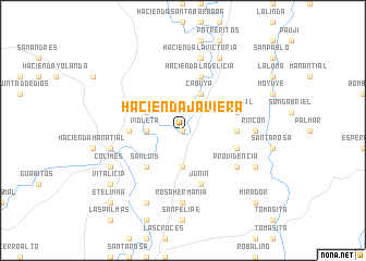 map of Hacienda Javiera