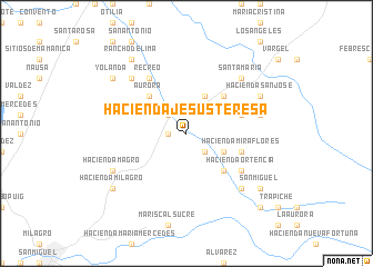 map of Hacienda Jesús Teresa