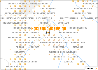 map of Hacienda Josefina