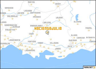 map of Hacienda Julia