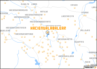 map of Hacienda La Balear