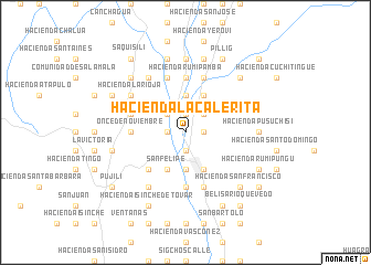 map of Hacienda La Calerita