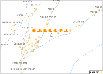 map of Hacienda La Capilla