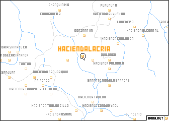 map of Hacienda La Cría