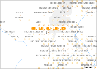 map of Hacienda La Cuadra