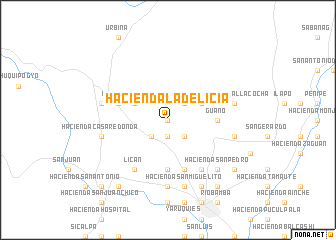 map of Hacienda La Delicia