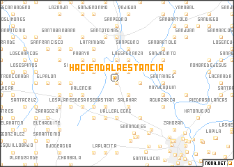 map of Hacienda La Estancia