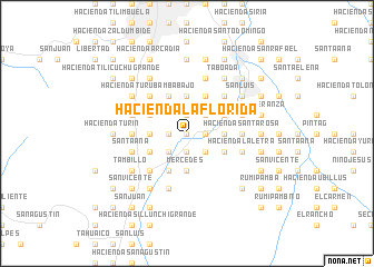 map of Hacienda La Florida