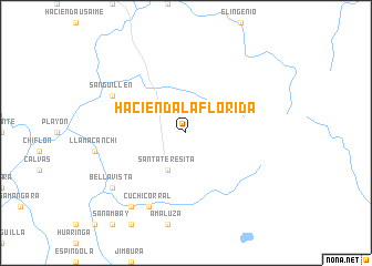 map of Hacienda La Florida