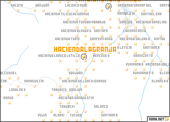 map of Hacienda La Granja