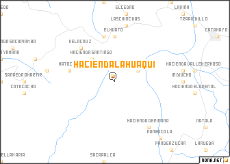 map of Hacienda La Huaqui