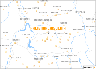 map of Hacienda La Isolina