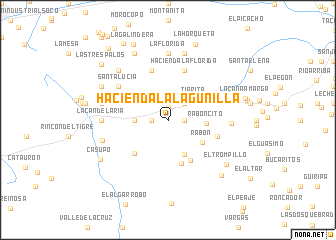 map of Hacienda La Lagunilla