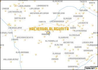 map of Hacienda La Lagunita