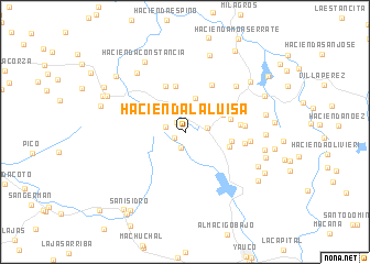 map of Hacienda La Luisa