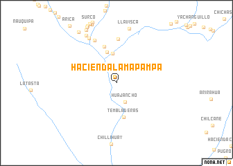 map of Hacienda Lamapampa