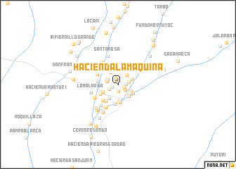 map of Hacienda La Maquina