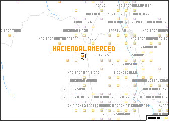 map of Hacienda La Merced