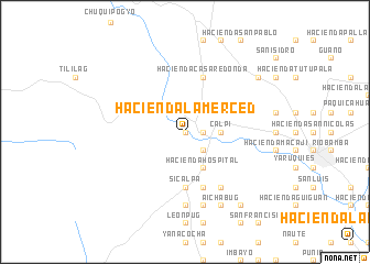 map of Hacienda La Merced