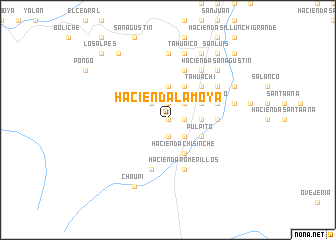 map of Hacienda La Moya