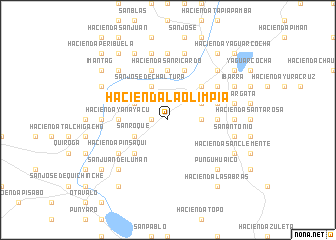 map of Hacienda La Olimpia