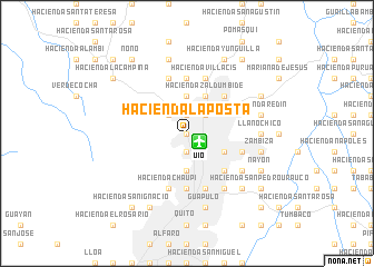 map of Hacienda La Posta