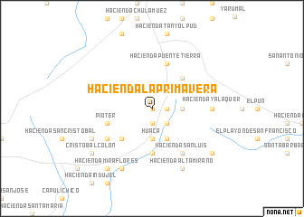 map of Hacienda La Primavera