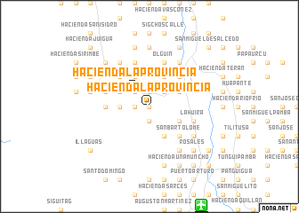 map of Hacienda La Provincia